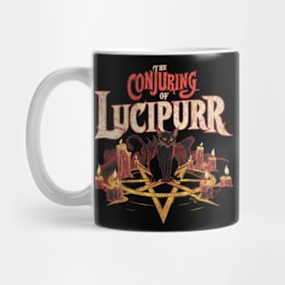 The Conjuring of Lucipurr Occult Gothic Spooky Horror Scary Mug